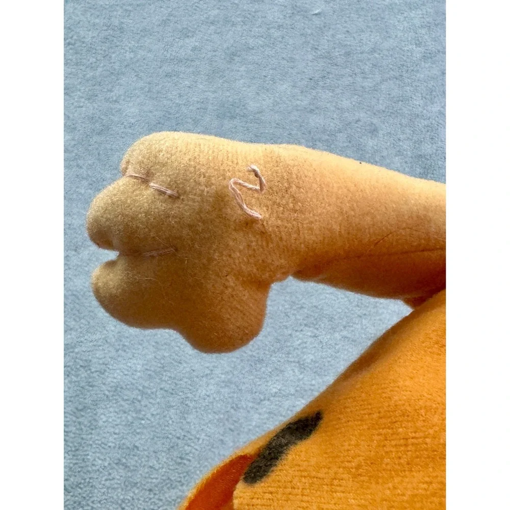 The Flintstones Fred Flintstone Plush Soft Toy Orange Tunic Tie Hanna-Barbera